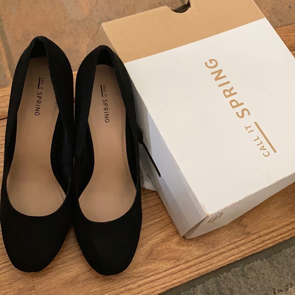 Black Suede Heels